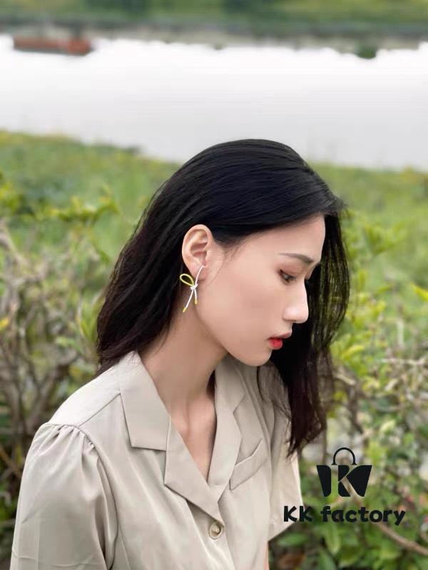 New Arrival ❤️ HEFANG Jewelry - Barbie ✨ New Collection Shiny Ribbon Stud Earrings, Three Colors Available