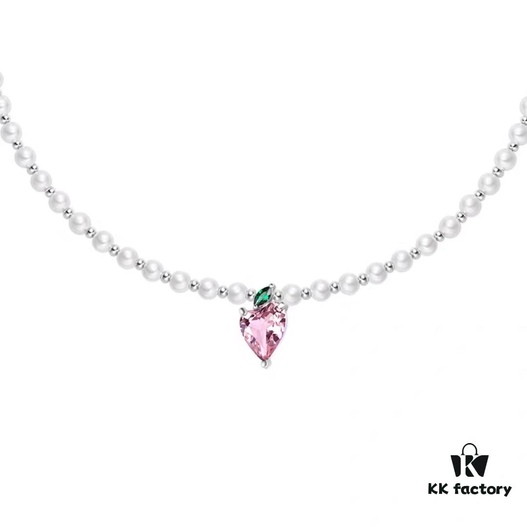 HEFANG - Fruit Freedom Series Peach Ice Juice Necklace