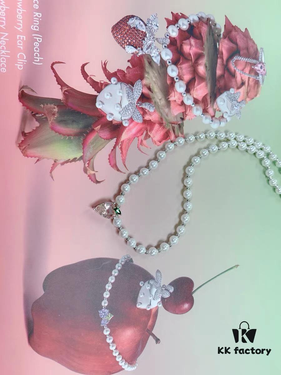 HEFANG - Fruit Freedom Series Peach Ice Juice Necklace