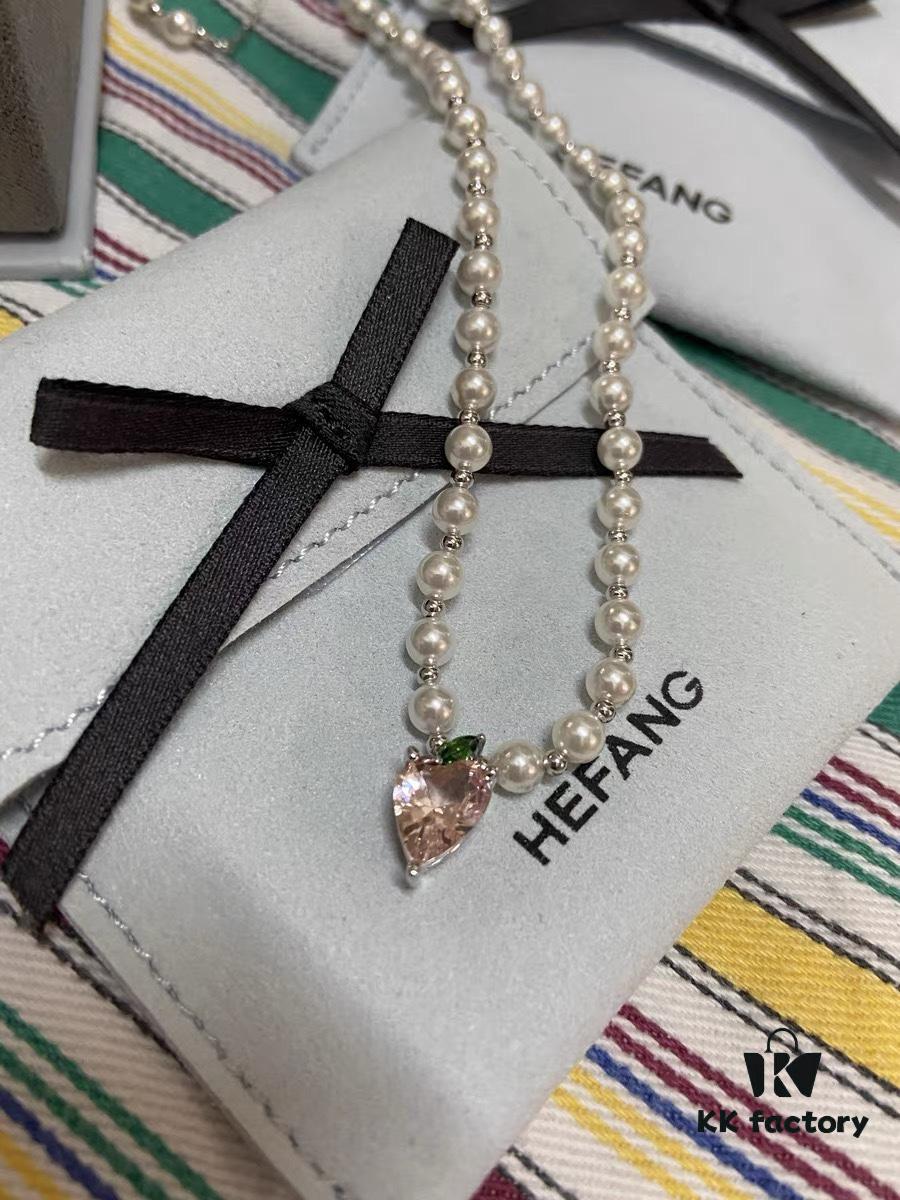 HEFANG - Fruit Freedom Series Peach Ice Juice Necklace