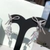 HEFANG Jewelry Ribbon Wheat Ear Earrings