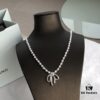 HEFANG Jewelry Elizabeth Bow Pendant Necklace