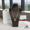 HEFANG Jewelry Elizabeth Bow Pendant Necklace