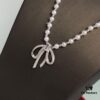 HEFANG Jewelry Elizabeth Bow Pendant Necklace