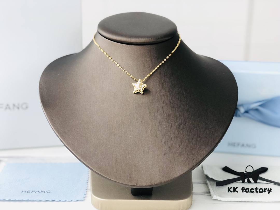 HEFANG Jewelry Star Balloon Collar Necklace