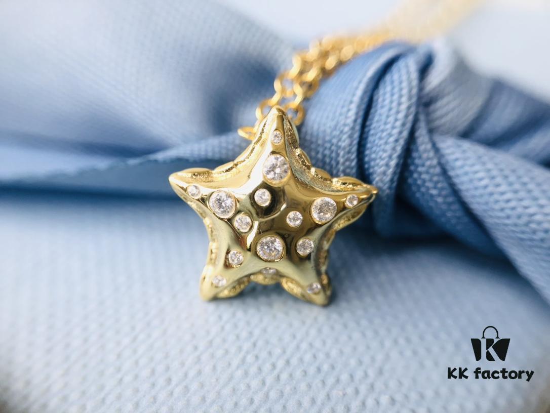 HEFANG Jewelry Star Balloon Collar Necklace