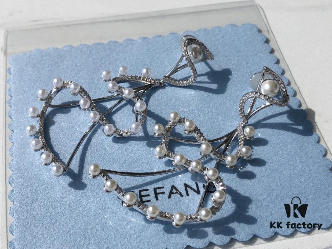 HEFANG Jewelry Ballet Rotating Earrings