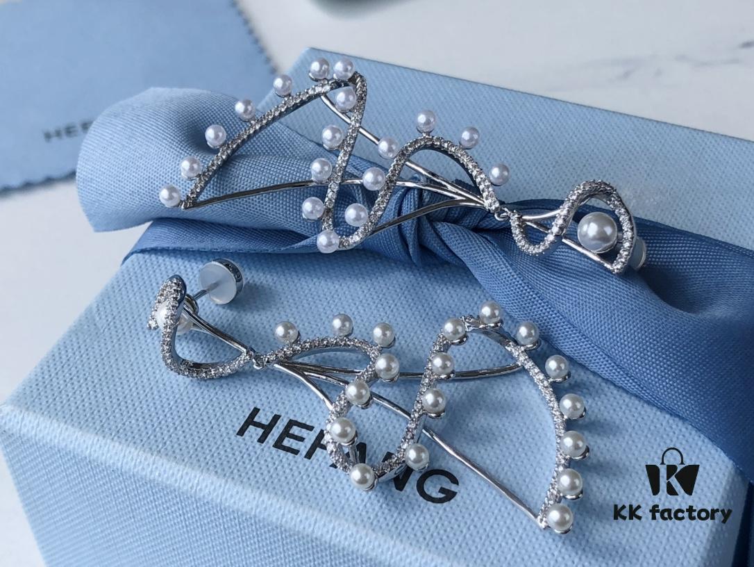 HEFANG Jewelry Ballet Rotating Earrings