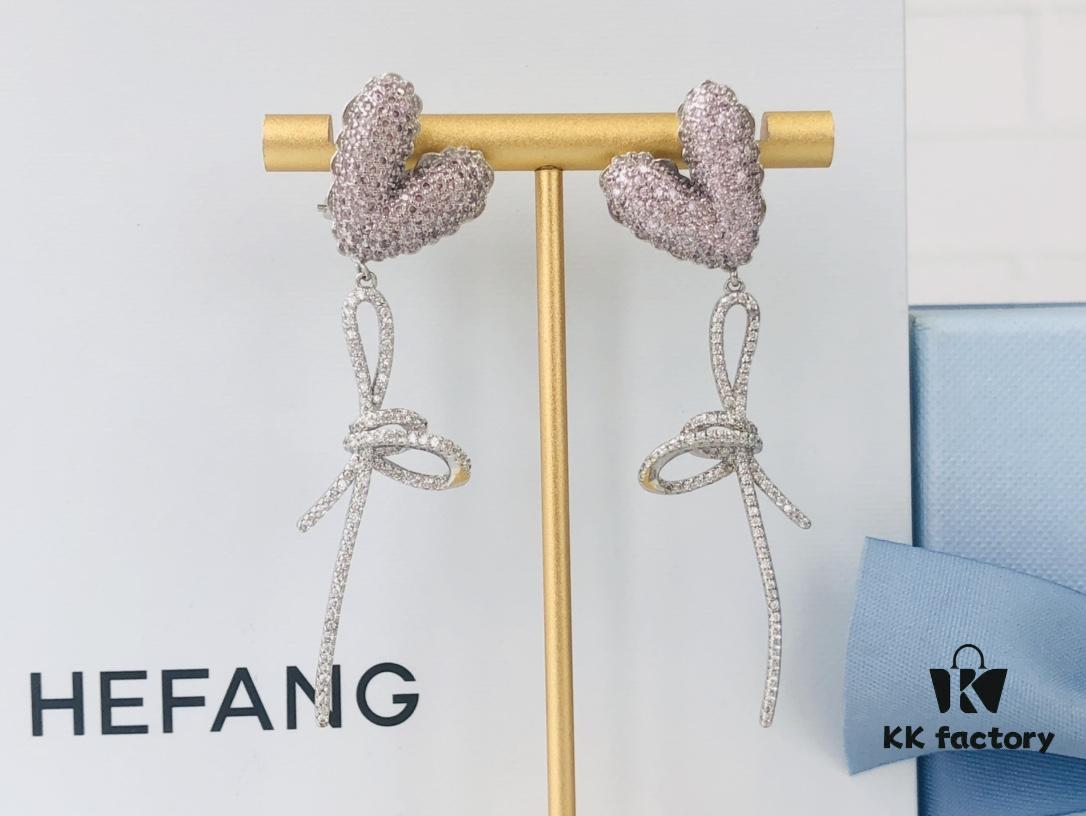 HEFANG Jewelry Love Confession Balloon Earrings