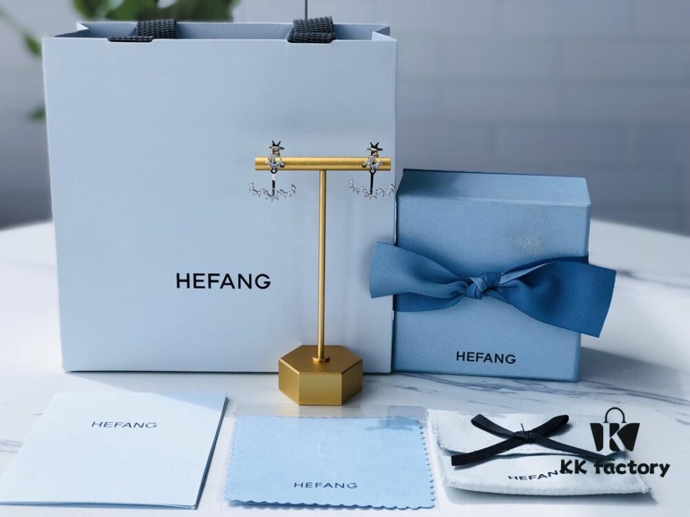 HEFANG Jewelry Wedding Collection Lace Stud Earrings