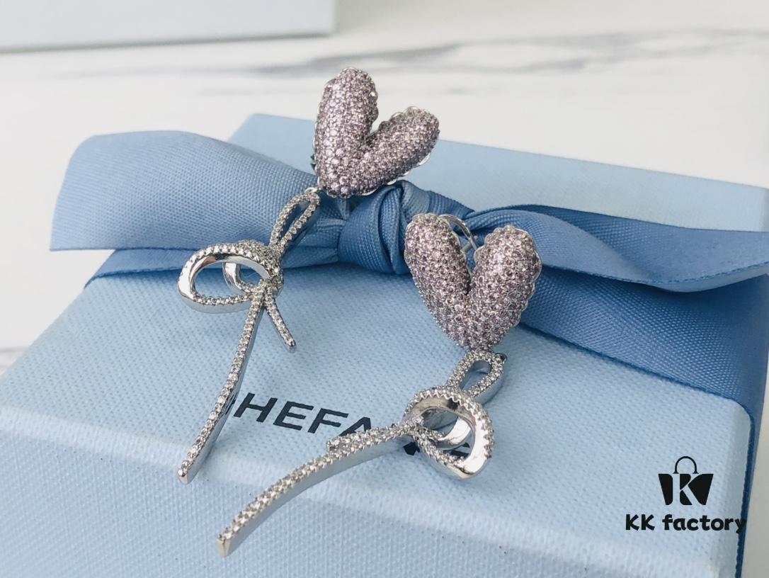 HEFANG Jewelry Love Confession Balloon Earrings