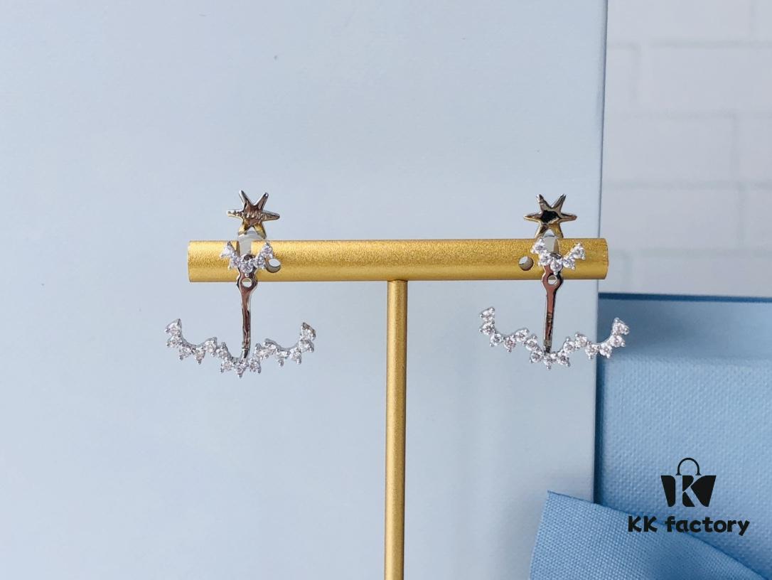 HEFANG Jewelry Wedding Collection Lace Stud Earrings