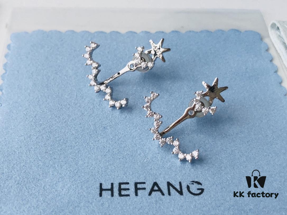 HEFANG Jewelry Wedding Collection Lace Stud Earrings