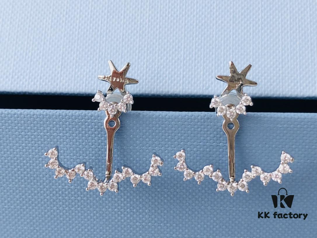 HEFANG Jewelry Wedding Collection Lace Stud Earrings