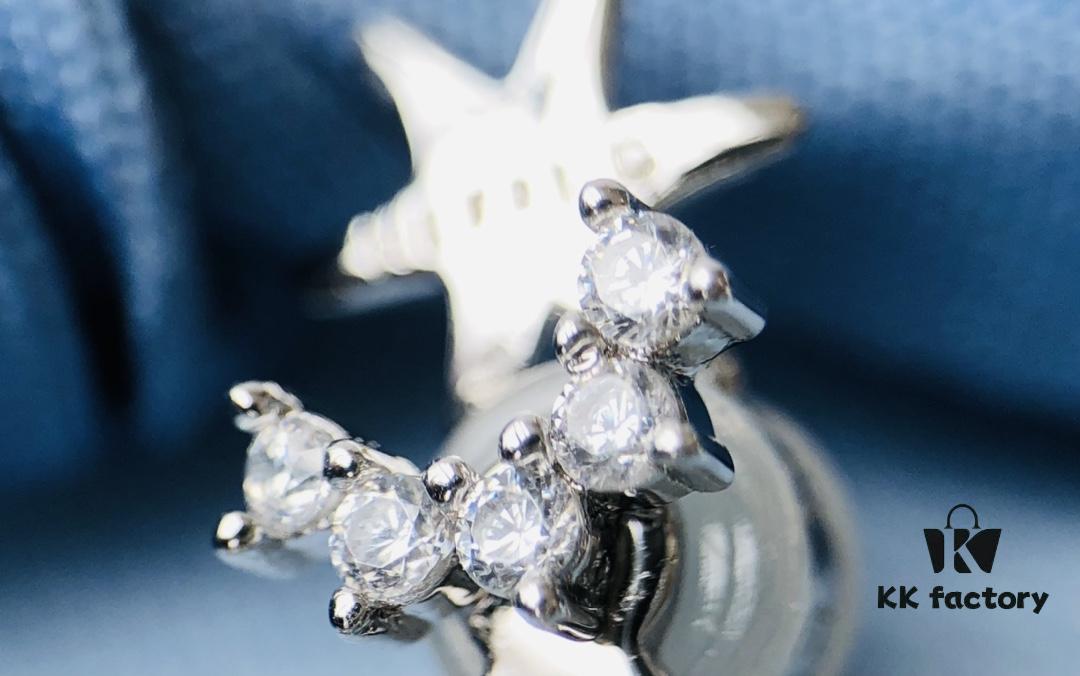 HEFANG Jewelry Wedding Collection Lace Stud Earrings