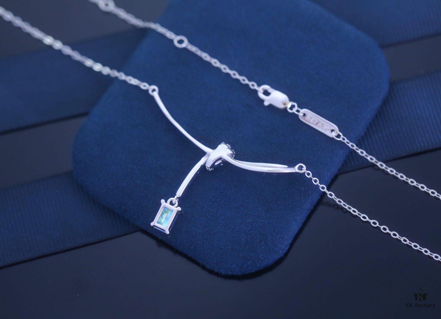 HEFANG Aurora Ribbon Knot Choker Necklace, Same as Zhan Qiuyi's Little Sugar Necklace, Gift Edition