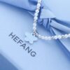 New Launch: HEFANG Xiao Hua Pendant Short Necklace, Collarbone Chain, Original Design Jewelry Gift