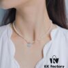 New Launch: HEFANG Xiao Hua Pendant Short Necklace, Collarbone Chain, Original Design Jewelry Gift