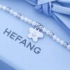 New Launch: HEFANG Xiao Hua Pendant Short Necklace, Collarbone Chain, Original Design Jewelry Gift