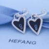Zhou Yutong Same Style Hefang Magical Adventure Earrings, Boutique Design Stud Earrings, Ear Jewelry