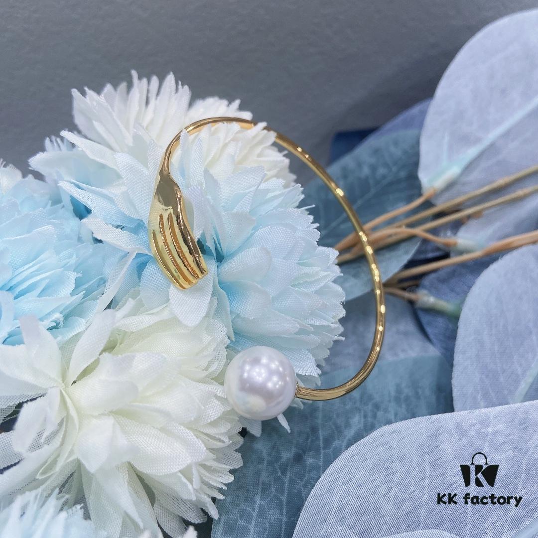 He Fang Mini Cutlery Bracelet, Elegant Open Bangle, Gift for Best Friend, Same Style as Luo Ying's Accessory for Women