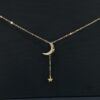 Heavenly Moon and Star Night Necklace