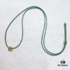Smiling Xiaoqu Cookie Necklace Gift Box Fashionable Design Collarbone Chain Bracelet for Women Cheek Green