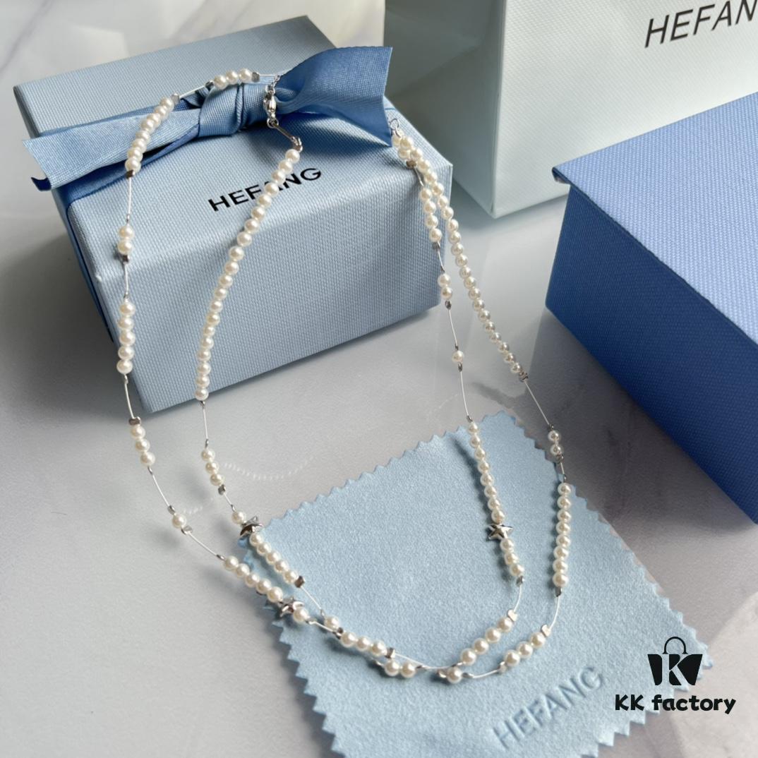 HEFANG Jewelry Product Share | Shattered Star and Moon Necklace/Bracelet, Clearly Interpreting the Romance of the Universe! The Fragmented Sparkles Are So Atmospheric! The Necklace Offers Versatile Styling: Long Necklace, Waist Chain, Double-Layer Collar Chain, or Multi-Layer Bracelet…