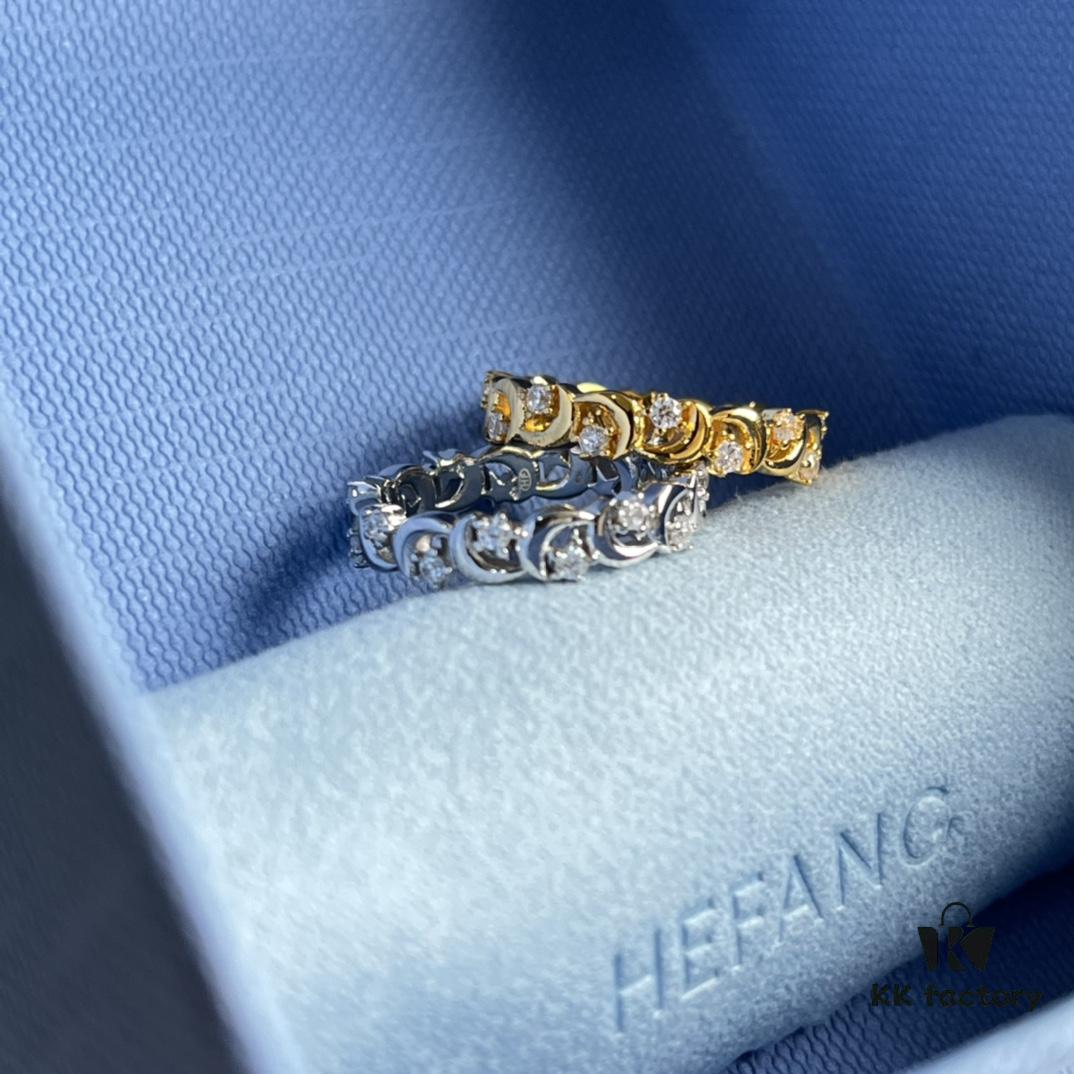HEFANG Jewelry Individual Style Sharing | Star and Moon Sweet Dream Ring