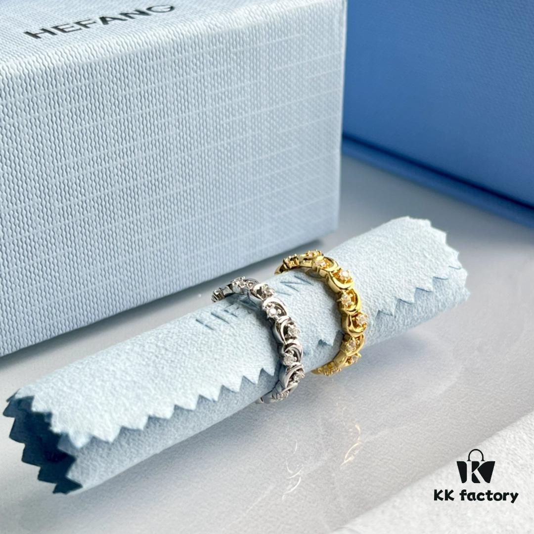 HEFANG Jewelry Individual Style Sharing | Star and Moon Sweet Dream Ring