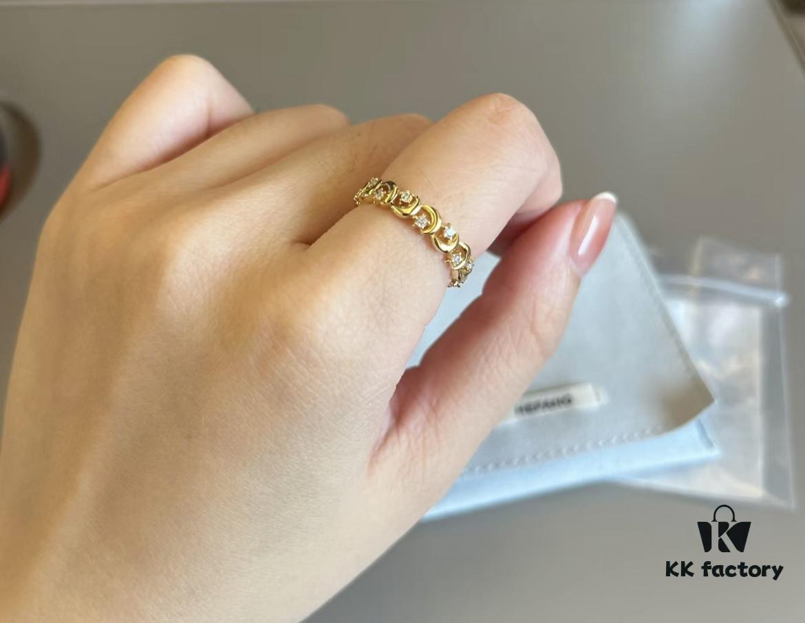 HEFANG Jewelry Individual Style Sharing | Star and Moon Sweet Dream Ring