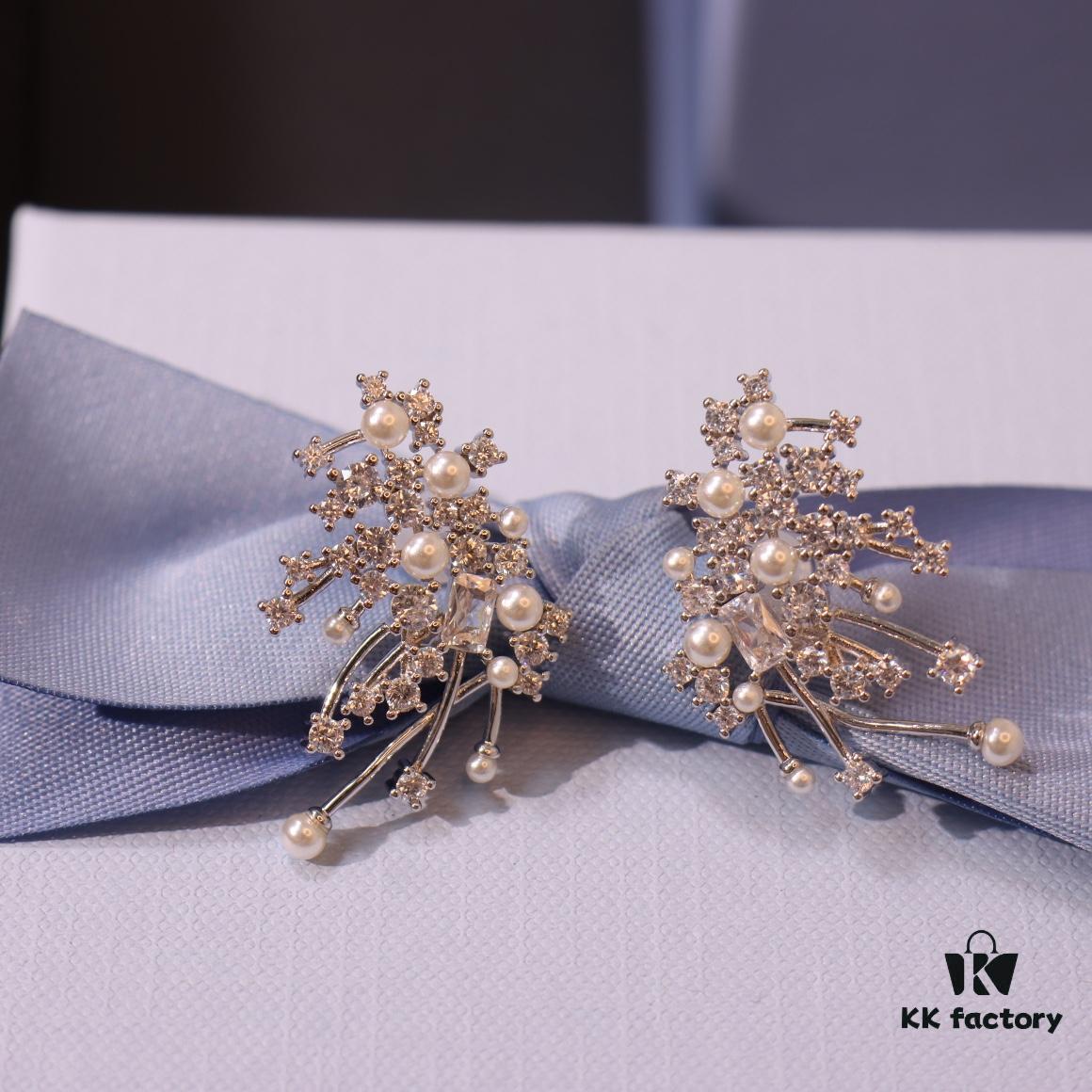 Hexagon New Arrival Brilliant Nebula Earrings