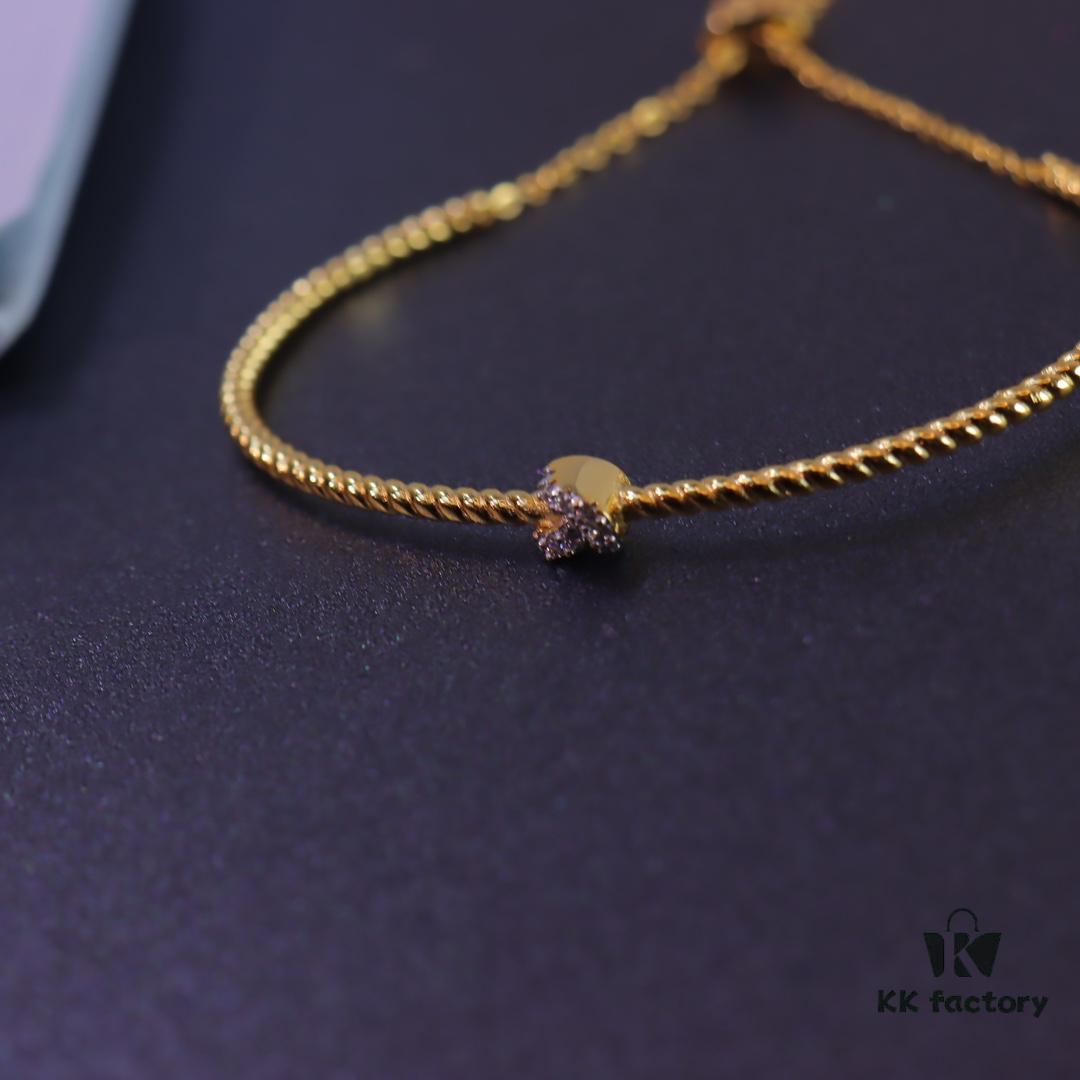 Hexagon New Heart Knot Bracelet Adjustable Thin Bangle Bangles Hand Rope