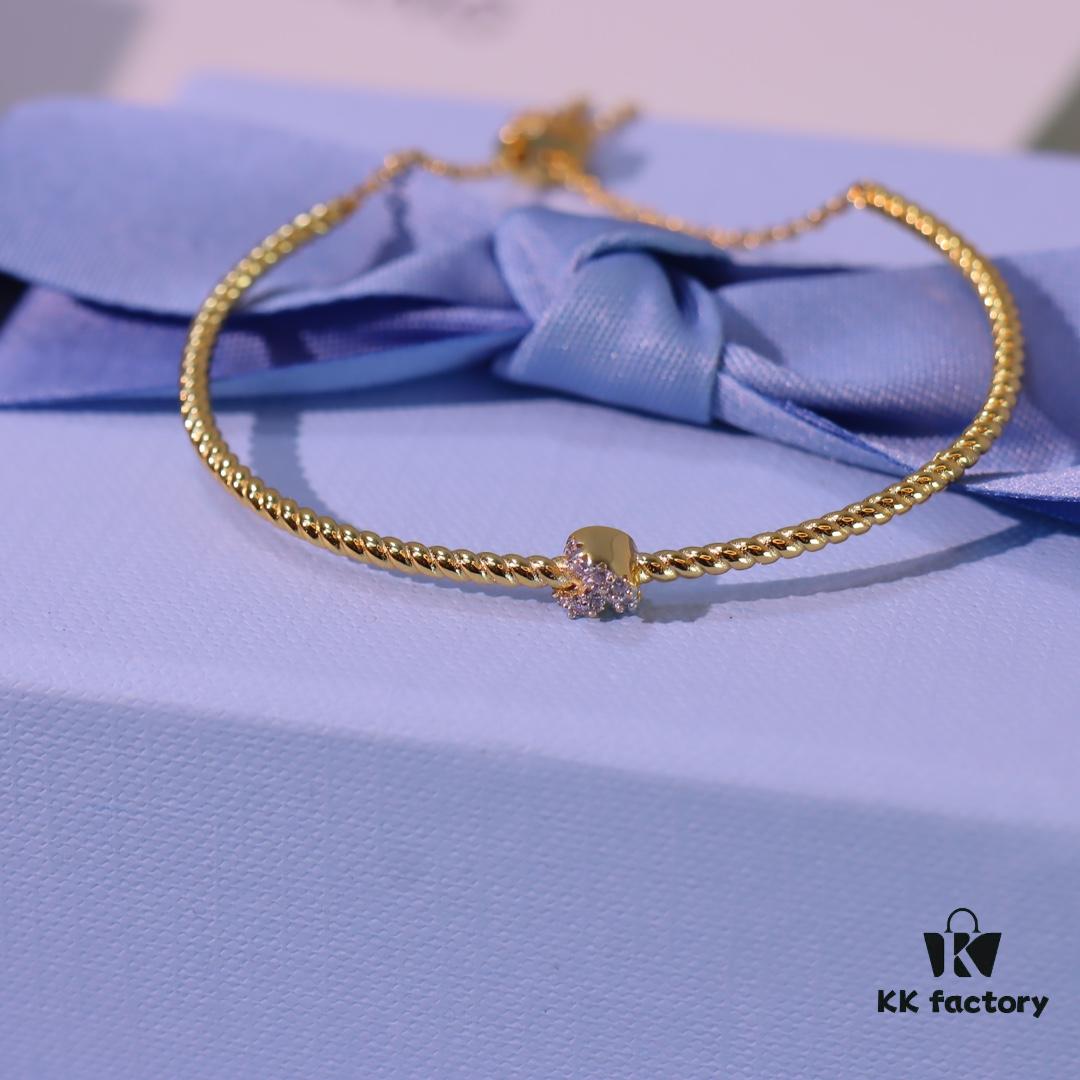 Hexagon New Heart Knot Bracelet Adjustable Thin Bangle Bangles Hand Rope