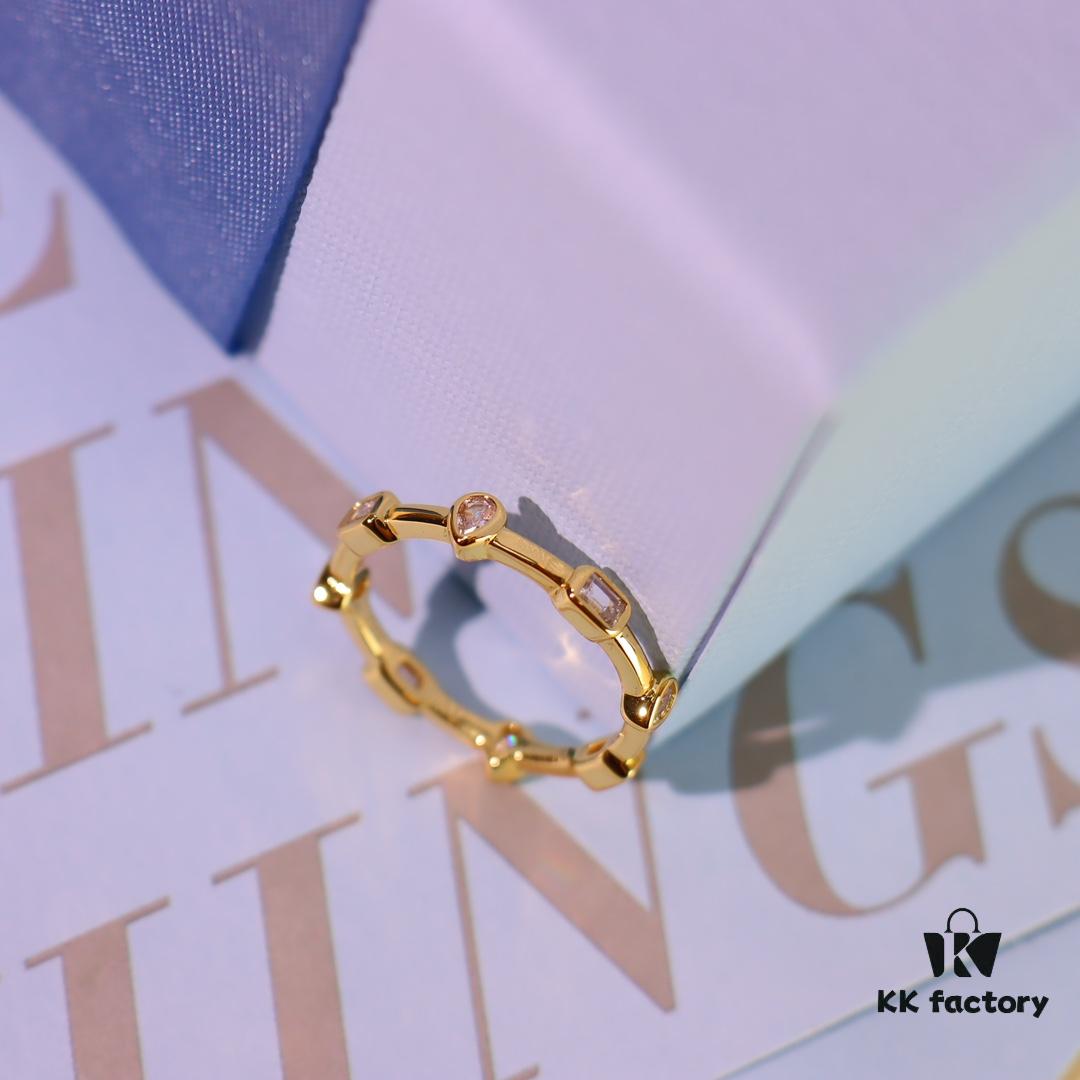 Hexagon New Mini Lustrous Ring