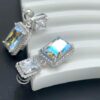 He Fang Aurora Glow Cubic Sugar Series - Lucky Aurora S925 Sterling Silver Pendant
