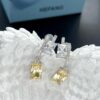 He Fang Aurora Glow Cube Sugar Series - Lucky Aurora S925 Sterling Silver Earrings