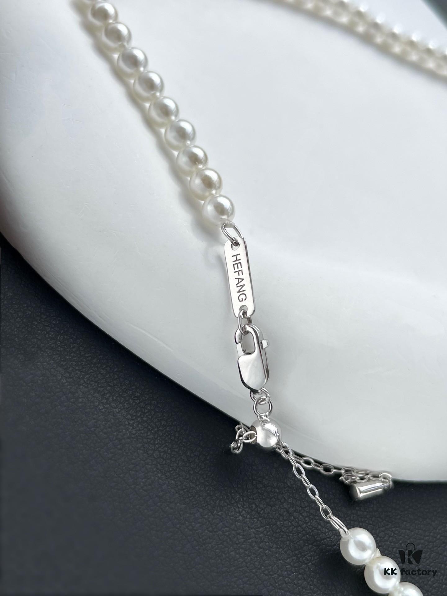 He Fang Lucky Aurora Glow Sugar Cube Series S925 Silver Necklace