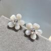 He Fang Freesia Stud Earrings
