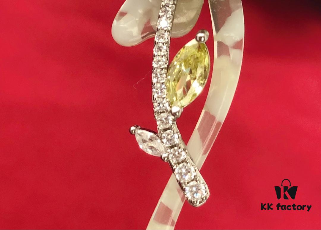 HEFANG Jewelry Blossom Rose Earrings