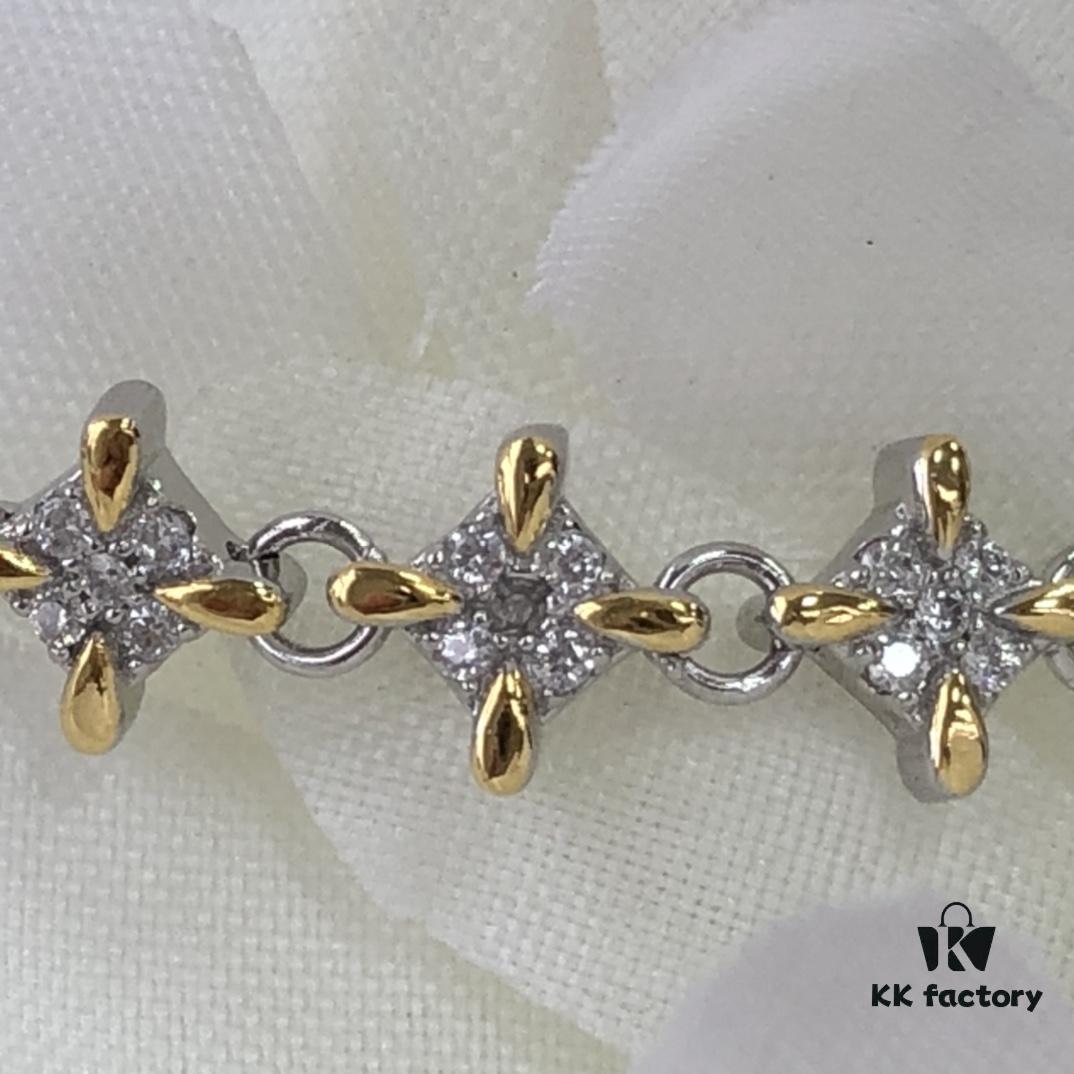 HEFANG Jewelry Shining Star Short Necklace