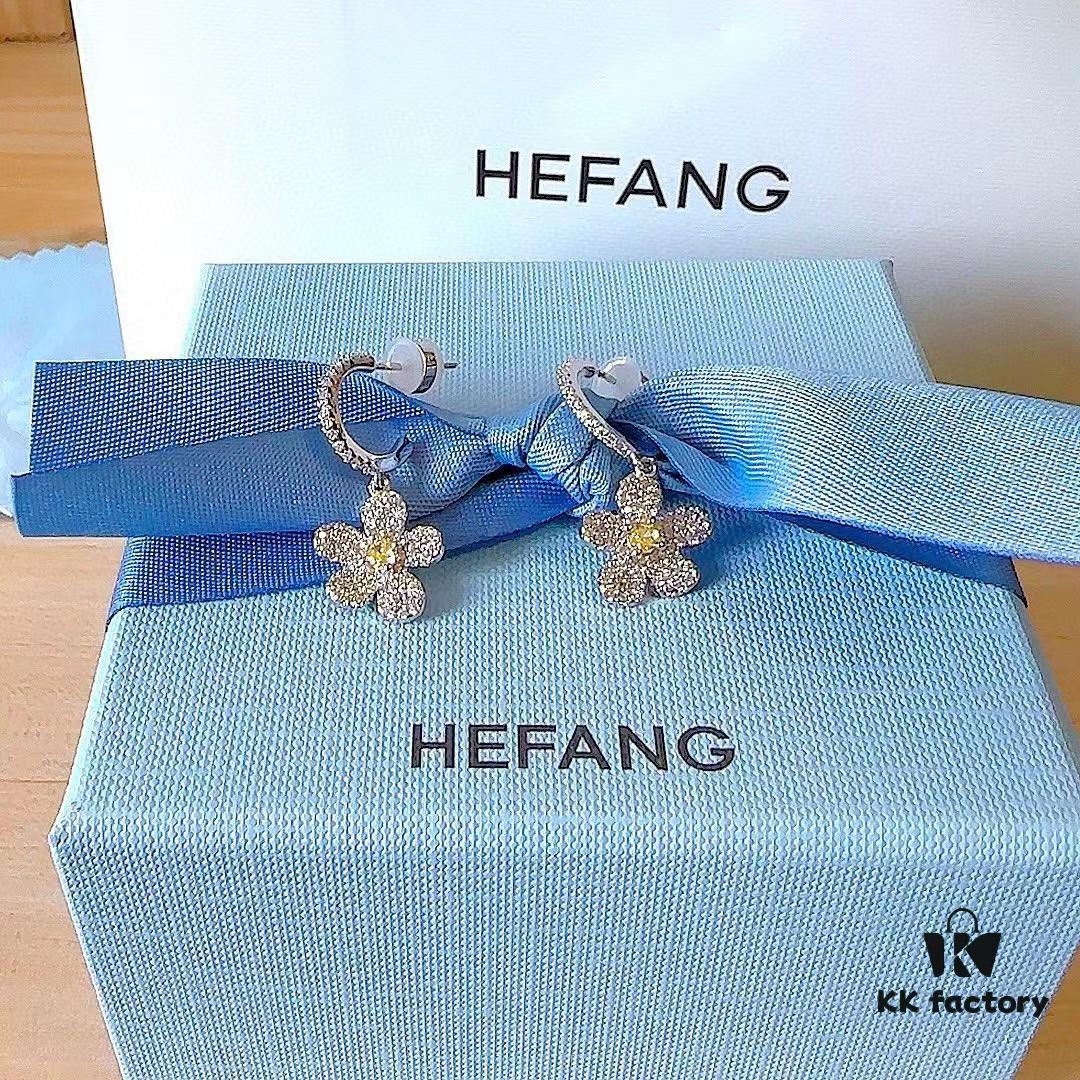 HEFANG Shiny Freesia Earrings [New Arrival]