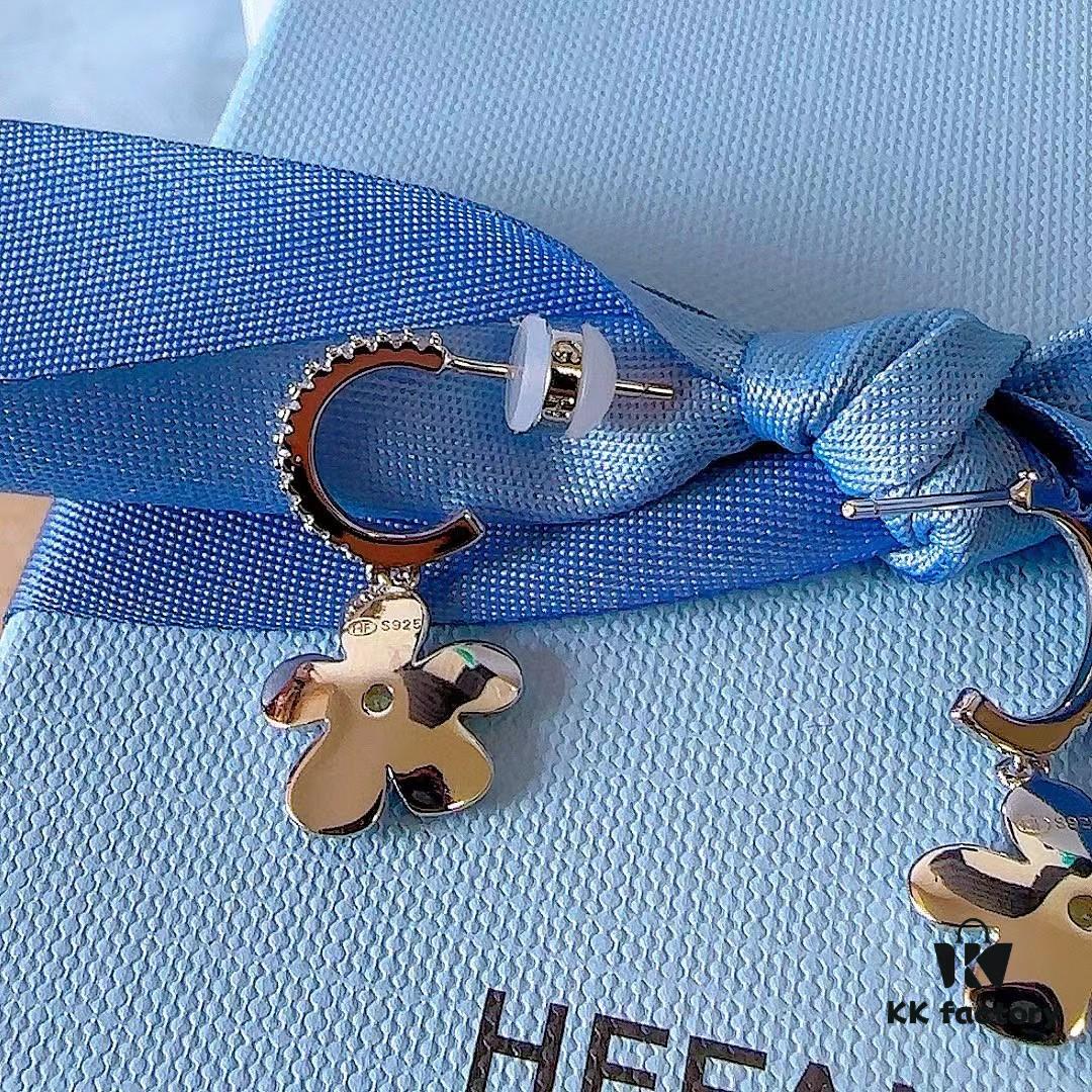 HEFANG Shiny Freesia Earrings [New Arrival]