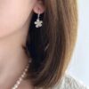 HEFANG Shiny Freesia Earrings [New Arrival]