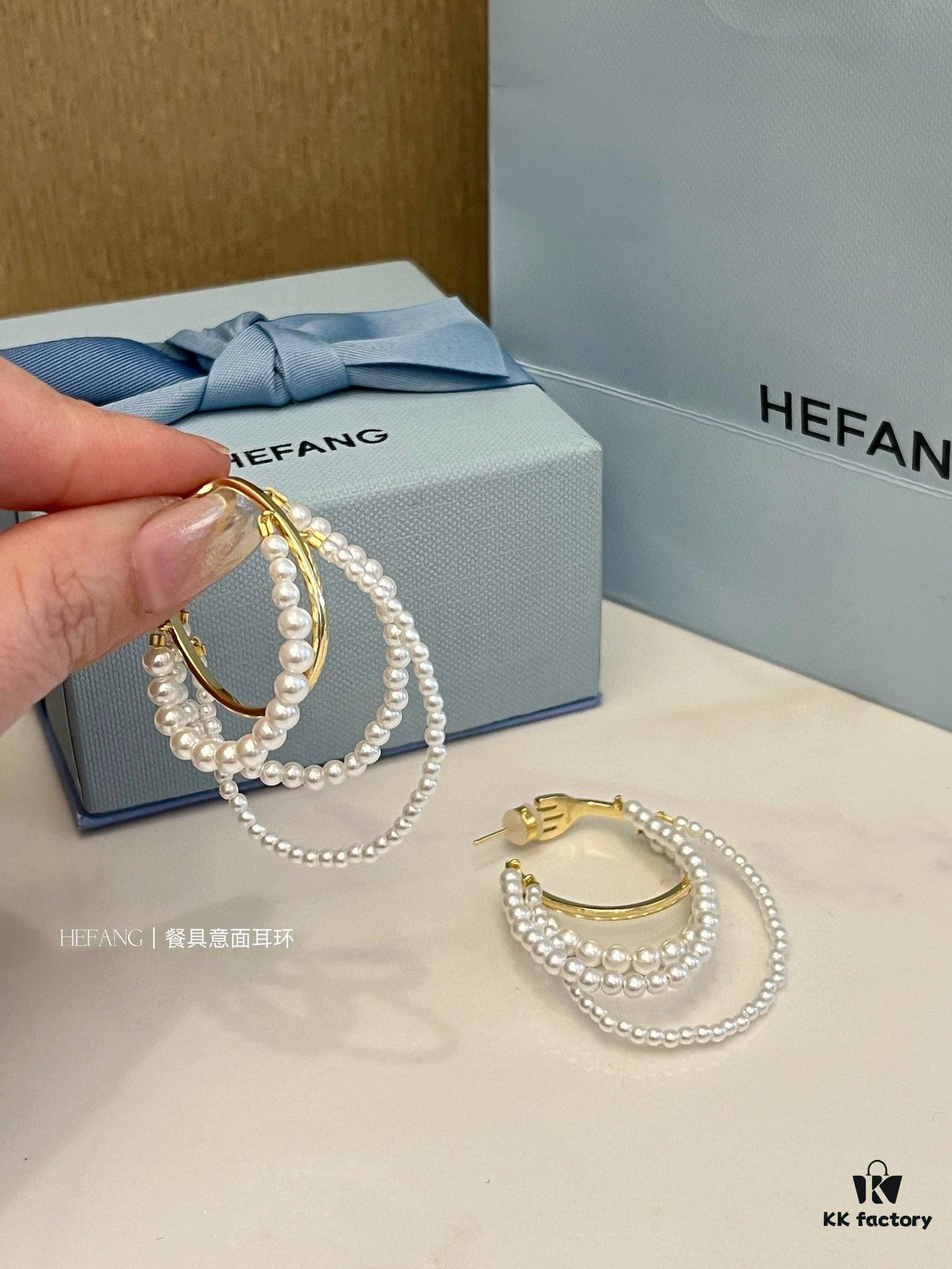 HEFANG 2023 New Arrival Tableware Collection 925 Sterling Silver Diamond-Encrusted Jewelry Set of Thirteen Styles