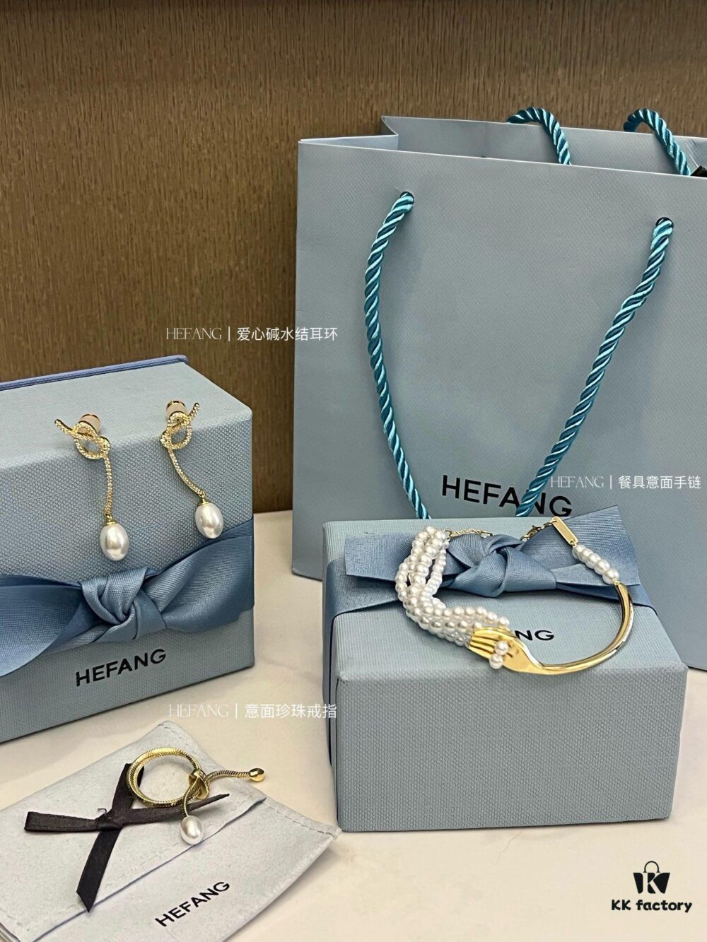 HEFANG 2023 New Arrival Tableware Collection 925 Sterling Silver Diamond-Encrusted Jewelry Set of Thirteen Styles