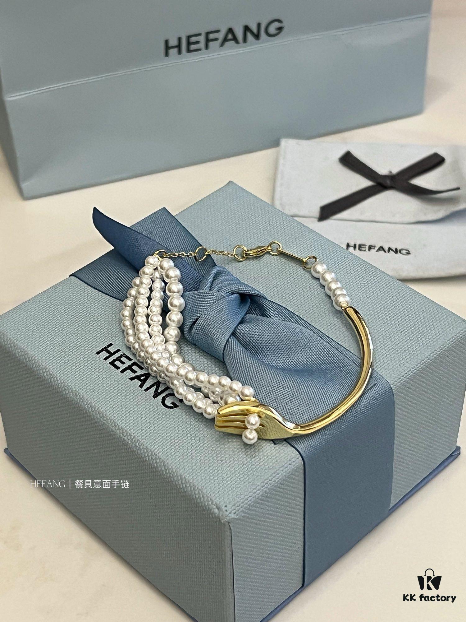 HEFANG 2023 New Arrival Tableware Collection 925 Sterling Silver Diamond-Encrusted Jewelry Set of Thirteen Styles