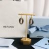 HEFANG Jewelry Coffee Bean Earrings