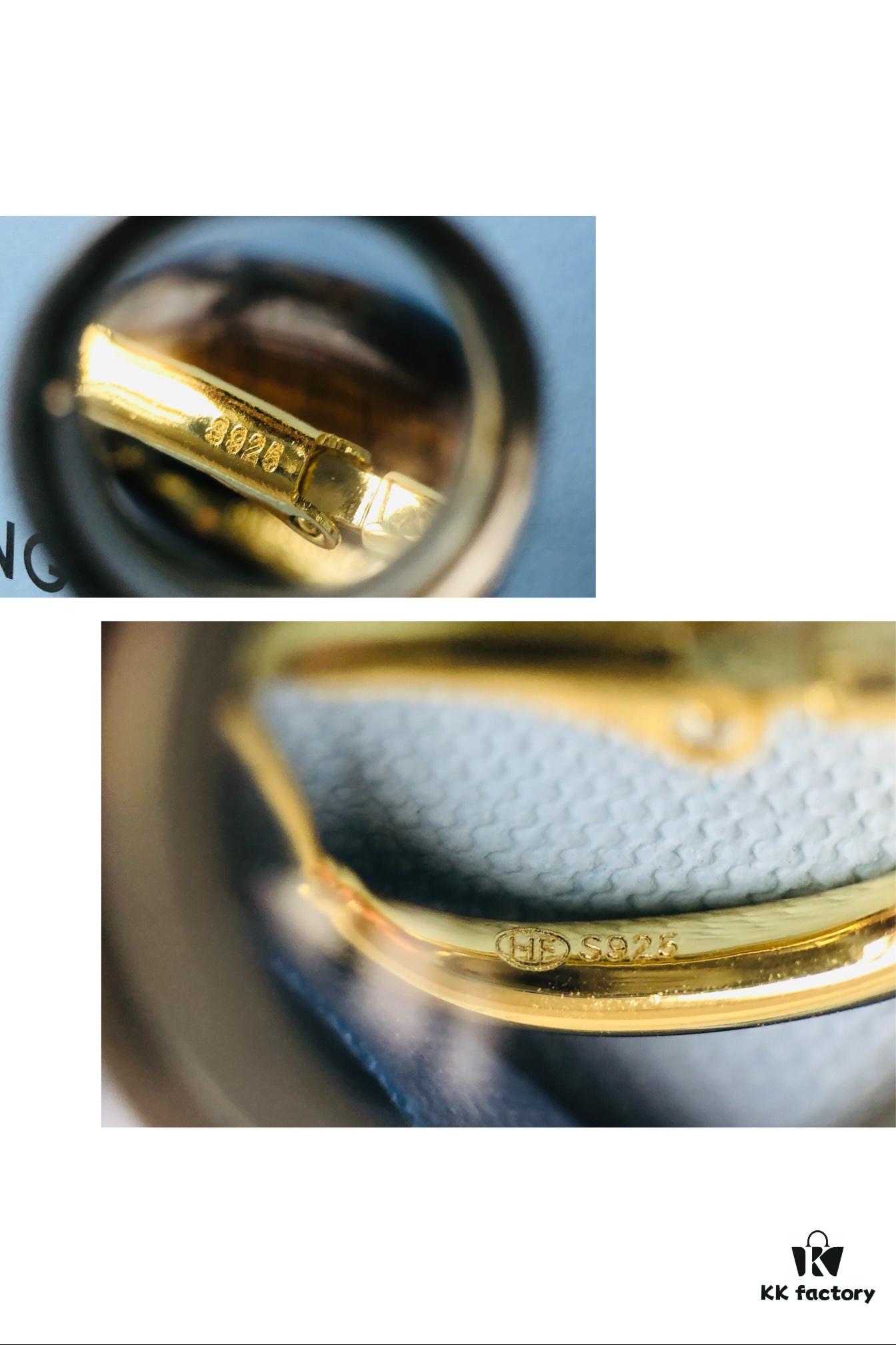 HEFANG Jewelry Coffee Bean Earrings