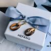 HEFANG Jewelry Coffee Bean Earrings
